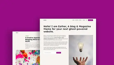 Aether Ghost theme preview