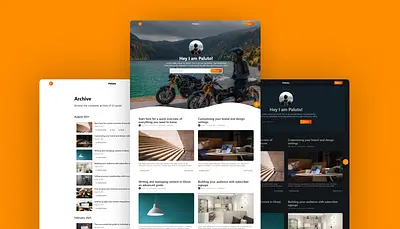 Paluto Ghost theme preview
